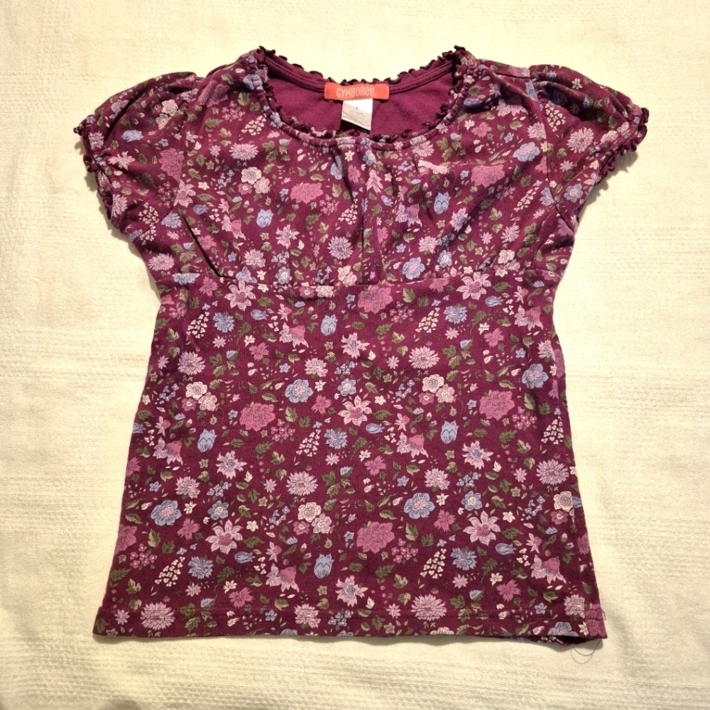 Gymboree girls size 9 Romantic Garden line, back hem needs repair 2004 line